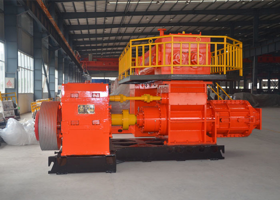 Hollow Clay Brick Production Line Vacuum Extruder With Dryer Chamber