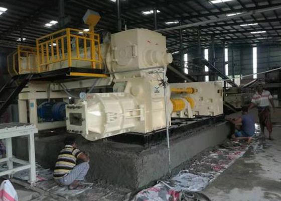 Interlocking Clay Red Brick Making Machine With Dryer Chamber Project
