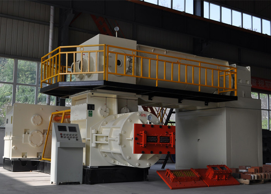 Hollow Red Automatic Interlocking Block Making Machine Vacuum Extruder