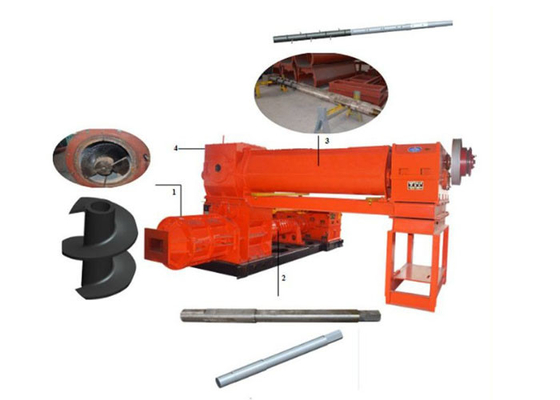 Hollow Red Automatic Interlocking Block Making Machine Vacuum Extruder