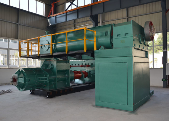 Clay Solid Block Automatic Brick Making Machine Double Stage For Production Line
