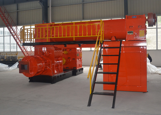 Red Clay Automatic Soil Brick Making Machine Tunnel Kiln Project