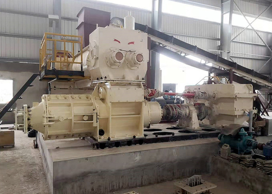 Fly Ash Automated Brick Making Machine Vacuum Extruding Clay Block Machine