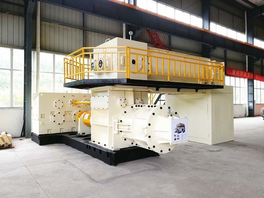 Functional Vacuum Extruder Clay Brick Automatic Continuous Extrusion Machine