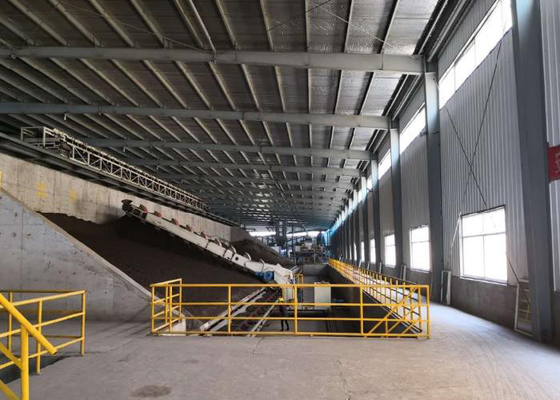 Multi Bucket Clay Brick Production Line Auto Raw Material Storage Aging Room