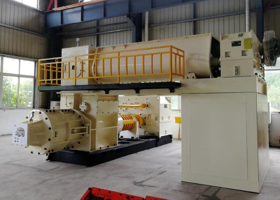 Diesel Engine Hollow Clay Red Bricks Manufacturing Machine Vacuum Extruder
