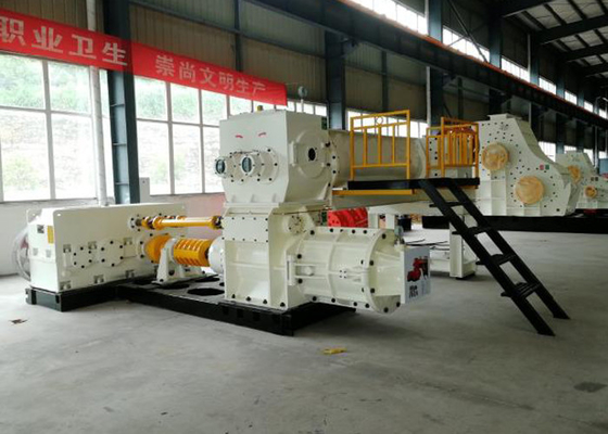 Diesel Engine Hollow Clay Red Bricks Manufacturing Machine Vacuum Extruder
