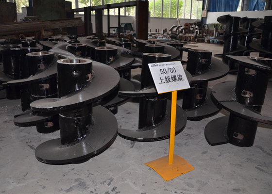 Vacuum extruder spare parts screw of upper stage clay brick making machinery