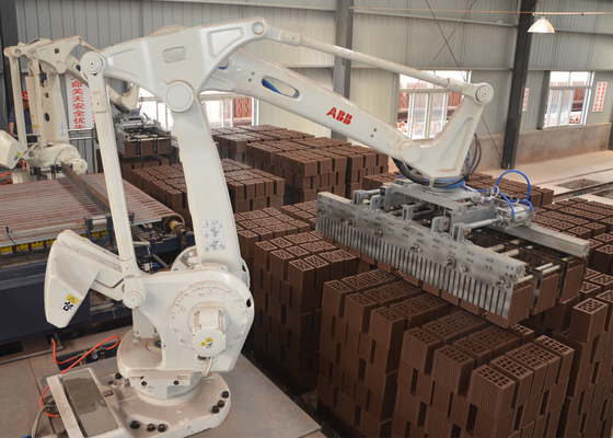 Fully Automatic Clay Brick Production Line Tunnel Kiln Brick Setting Machine