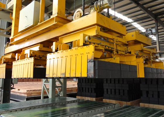 Auto Hollow Clay Brick Production Line Robot Block Stacking Machine