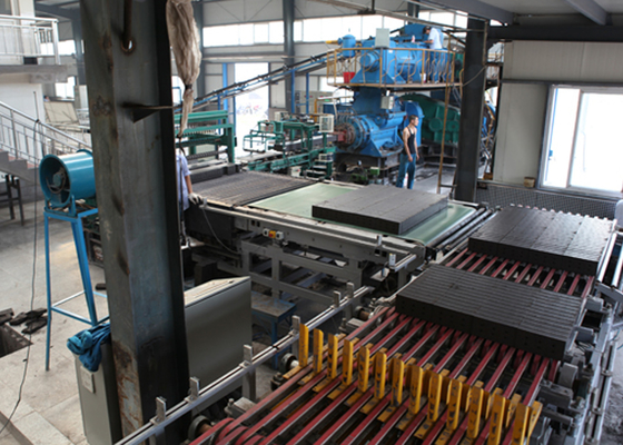 Auto Hollow Clay Brick Production Line Robot Block Stacking Machine
