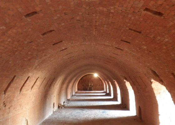 Clay Hollow Brick Machine Production Line For Hoffman Kiln Plant