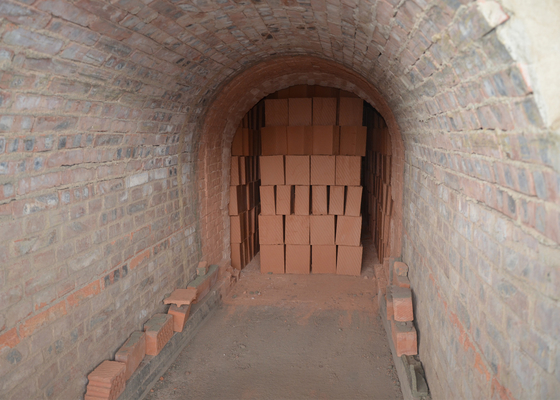 Clay Hollow Brick Machine Production Line For Hoffman Kiln Plant