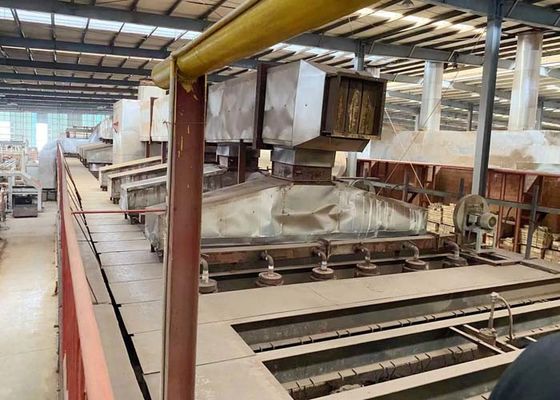 Tunnel Kiln Automatic Production Line For Clay Hollow Block Making with Tunnel Dryer and Big Capacities 800 tons/day