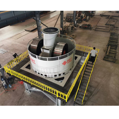 TWPM185 Wet Pan Mill for Clay Brick Making with 90+2.2+2.2+1.5kw Power Crushing Grinding Kneading Mixing and Stable Operation