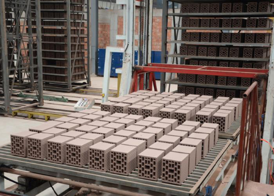 290KW Automatic Clay Brick Dryer Machine Soil Block Drying Chamber System