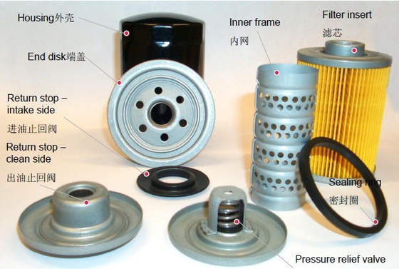OEM Iron Auto Engine Oil Filter Cleaner Car Spare Parts