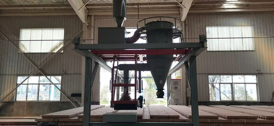 SS Clay Brick Production Line Automatic Vacuum Cleaner For Kiln Car Cleaning