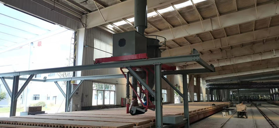 SS Clay Brick Production Line Automatic Vacuum Cleaner For Kiln Car Cleaning