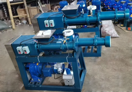 Pottery Clay Brick Pug Mill Vacuum Extruder For Laboratory