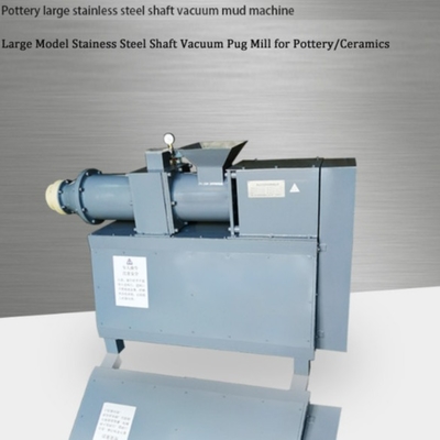 Vacuum Mud Refining Machine For Pottery Extruder Clay Mud Pug Mill
