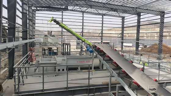 Automatic Clay Brick Production Line Wet Pan Mill Machine with 8500kg Inner Roller Weight