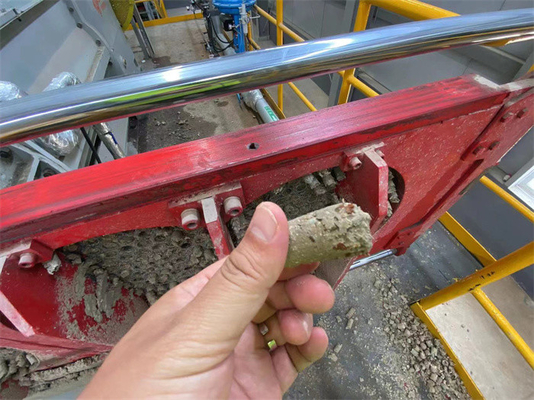 Red Bricks Blocks Mixing Machine Auto Filter Double Shaft Mixer Machinery For Clay Material