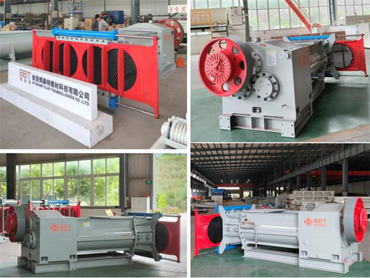 Big Hole Blocks Making Mixer Extruder Machine Filter Mixing Machinery 650mm Reamer Diameter