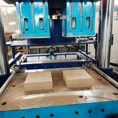 Custom Building High Pressure 20 T To 1200T Blue Hydraulic Press For Insulating Bricks Making And Refractory Brick Making,