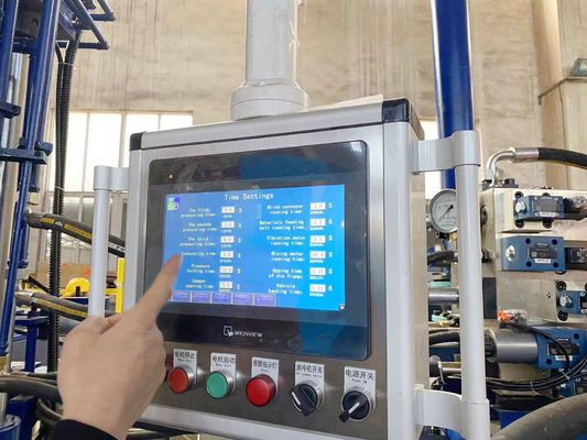 Custom Building High Pressure 20 T To 1200T Blue Hydraulic Press For Insulating Bricks Making And Refractory Brick Making,