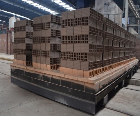 Clay Brick Tunnel Kiln With Coal / Fuel / Gas Oil Combustion System