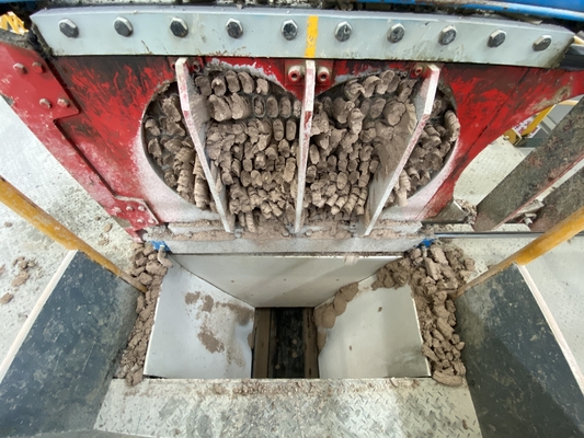 Solid and Hollow Brick Mixing Machine Front Grid Extruding Mixer for Clay Brick Production