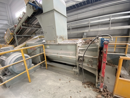 TWJH-550 Model Double Shaft Mixer with 90+5.5kw Motor Power and Customized Screen Hole for Bentonite Producing Plant