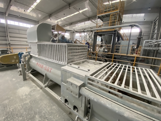 Double Shaft Mixer for Bentonite Plant Paddle Mixer in Automatic Production Site