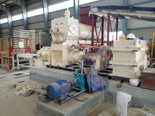 EV50A Red Clay Brick Making Machine Full Automatic BBT Tunnel Kiln Project