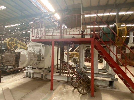 Hollow Automatic clay tile brick machine mud brick maker Vacuum Extruder clay Brick making machine