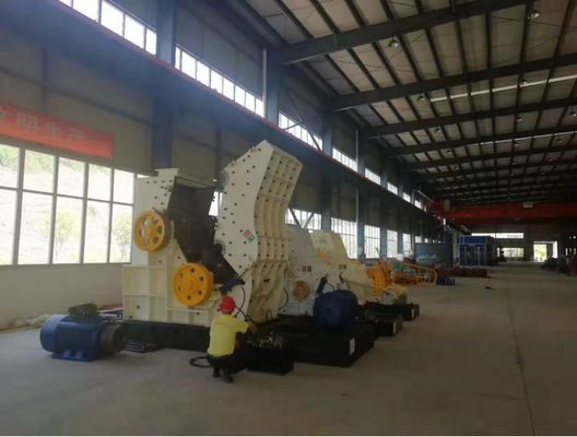 Energy Saving Dual Motor Automatic 90-120 t/h Dual-Rotor Hammer Crusher for Clay and Stone Crushing