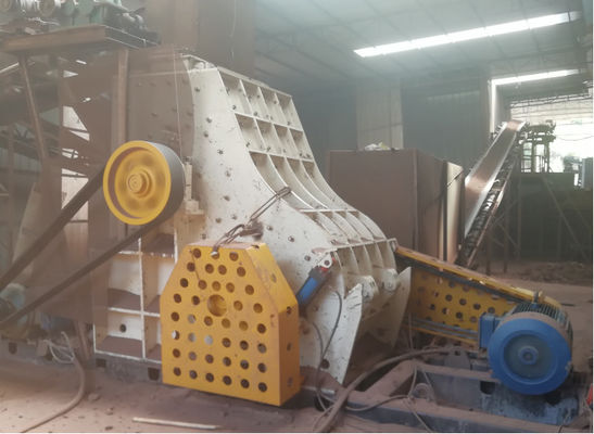 Energy Saving Dual Motor Automatic 90-120 t/h Dual-Rotor Hammer Crusher for Clay and Stone Crushing
