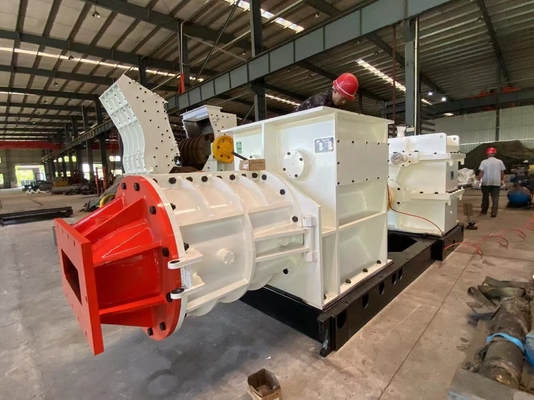 Hollow Block Vacuum Extruder Brick Forming Machinery With Large Capacity