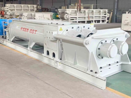 Durable TWGD Clay Brick Double Shaft Mixer Machinery With 20-30m3/hr Capacity