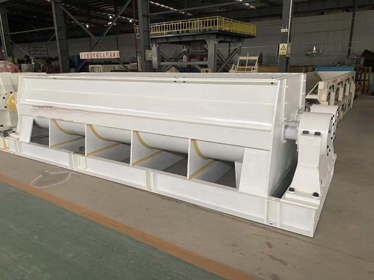 Double Shaft Mixer for Clay Brick Making 30 rpm Rotating Speed 30-40 m/3h Capacity