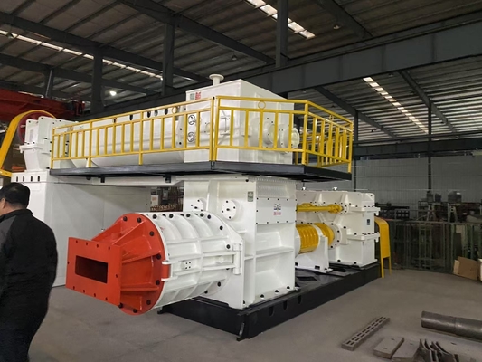 Vacuum Extruder For Clay Brick Making Machinery Brick Forming Process Solid Hollow Blocks