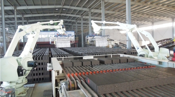 Clay Bricks Blocks Grouping Billet Division Billet Transport System For Clay Brick Making Plant