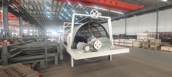 Rotary drum screening equipment for clay brick making factory