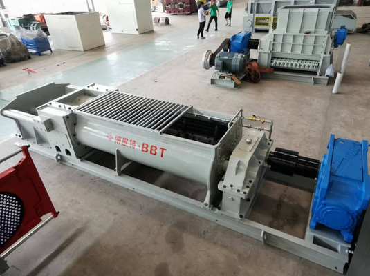 Automatic Double Shaft Mixer Clay Brick Double Shaft Mixer Equipment Twin Screw Mixer