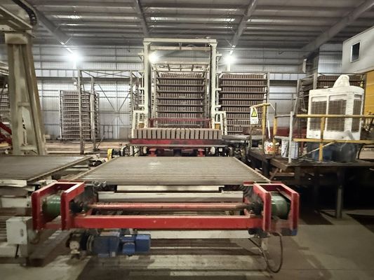 tunnel dryer drying system in full automatic red clay bricks blocks making project