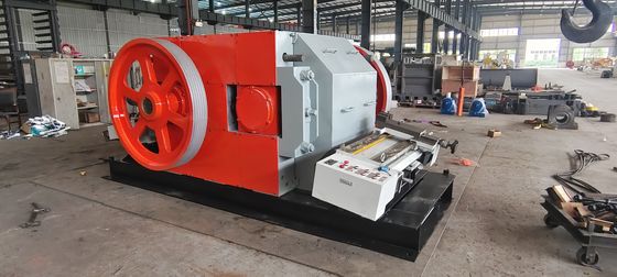 Automatic Roller Crusher Machine for Clay Brick Making | 500mm Feed Size, 400mm Roller Diameter