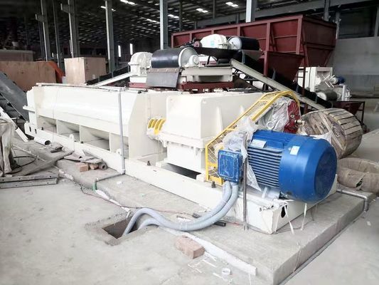 Clay brick mixer machine twin screw mixer double shaft mixing mill in clay brick making line mixing equipment