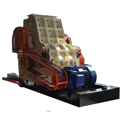 Double toothed roller hammer crusher clay brick crushing machine for auto brick making plant machine