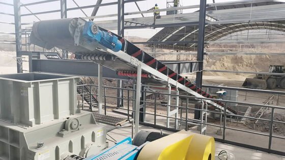30 to 120 tons/h grey double tooth roller crusher raw material crushing for clay brick making from BBT manufacturer